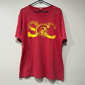 Vintage Chip & Pepper University USC Trojans Red Shirt Men’s Size Large So Cal